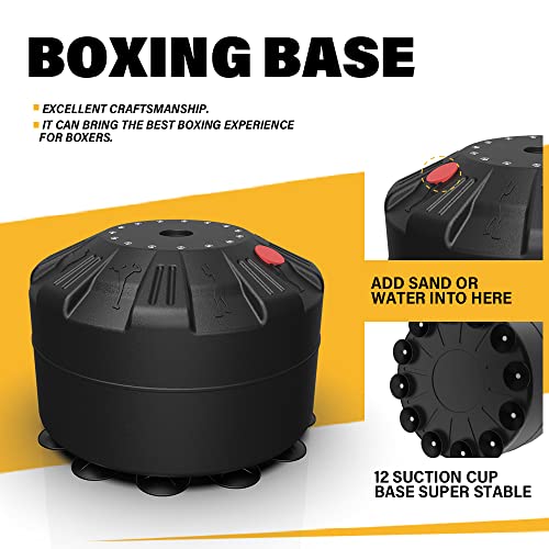 Xmxaq Punching Bag With Stand Adult Freestanding Heavy Boxing Bag With Suction Cup Base For Adult Youth, Men Stand Kickboxing Bag For Home Office Gym (Shark) #TOP2