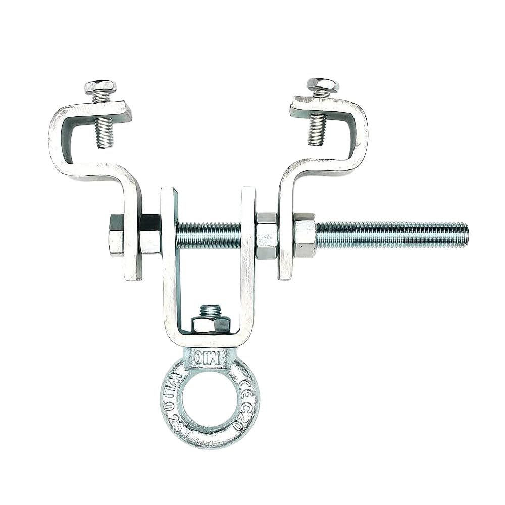Heavy Duty Steel I Beam Clamp, Heavy Bag Mount, Punching Bag Hanger Holder for Boxing, Suspension Straps & Ceiling Fixtures