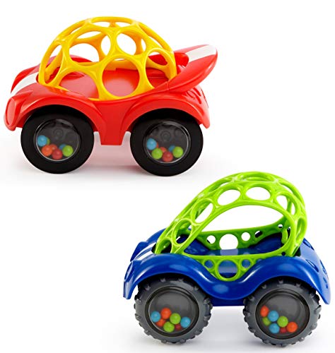 Inconnu Oball Petite Voiture Rattle & Roll - Oball Petite Voiture Rattle & Roll, Multicolore, Garçon/Fille, Plastique, 3 Mois, 36 Mois, Lavage à la Main Cover
