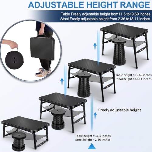 KPR Mesa y Silla de Camping Portátil, Ultraligera y Plegable para Playa miniatura 5