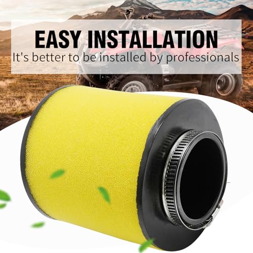 Image of 17254-HM8-000 Air Filter, Replacement for Honda ATV ES 2X4 TRX250 TRX250TE TRX250TM Recon 250 Sportrax TRX250EX TRX250X 1997-2017