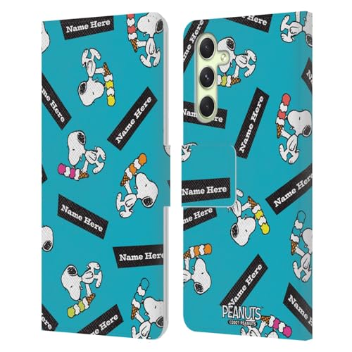 Housse Cuir Snoopy Samsung Galaxy A54 5G Étui Portefeuille pour le Quotidien