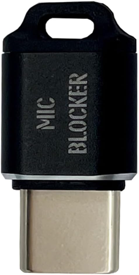 Microphone Lock USB C Single Ended MIC Blockers Cordless Small Sized Protector Portable for Work Easy to Carry Around