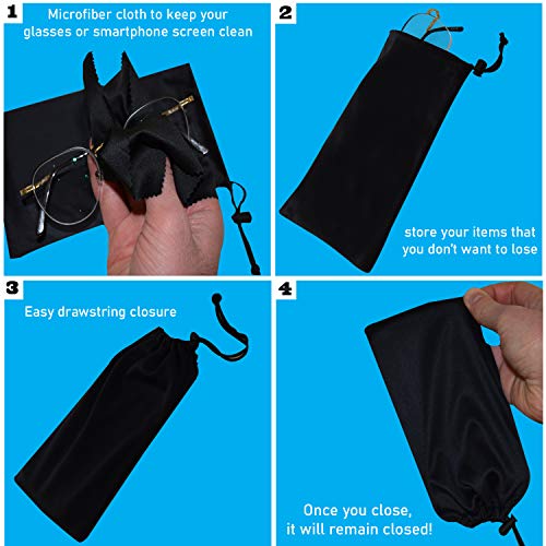 Premium Quality Microfiber Sunglasses Pouch With Spring Fastener4