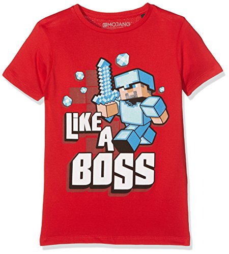 MINECRAFT Like a Boss T-Shirt Bambini e Ragazzi