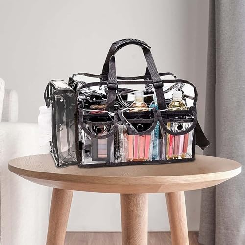 Bolsa cosmética transparente contra derrames e ideal para la playa 4