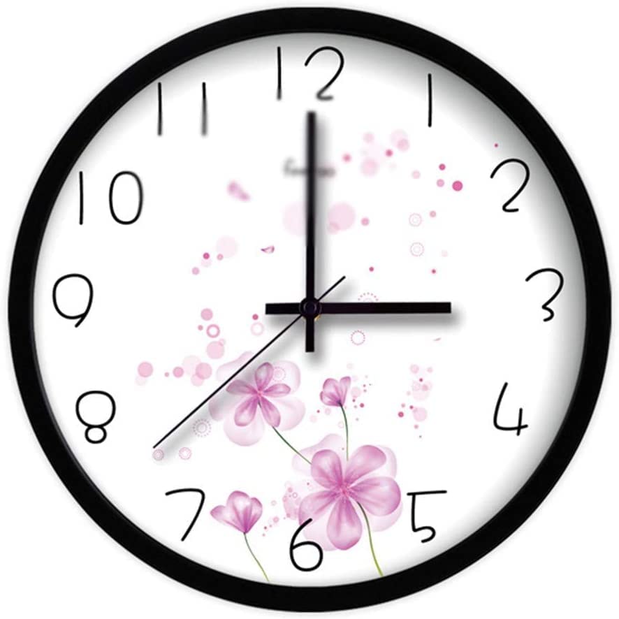 Horloges à motif de fleurs violettes pour retrouver le charme des maisons de campagne
