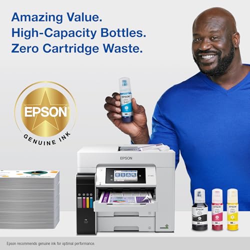 Image of EPSON 542 EcoTank Pro Ink Ultra-high Capacity Bottle Color Combo Pack (T542520-S) Works with ET-5150, 5170,5180, 5800, 5850, 5880, 16600, 16650