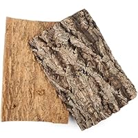 2 Stück Terrarium Korkrinde Hintergrundplatte Reptilienbecken Baum Hintergrund Wanddekoration Lebensraum Klettermatte Dekoration Für Reptilien Wie Gecko Bartagame Und Schildkröte