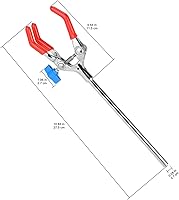 Vista 2 de StonyLab Abrazadera giratoria de 3 puntas, resistente 3 puntas de ajuste único, abrazadera de extensión multiusos estilo dedo abrazadera