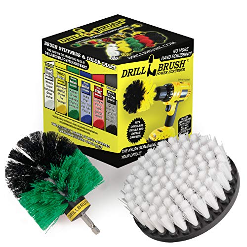 Drillbrush Power Rotary Bathroom Shower, Tile, Carpet and Upholstery Cleaning Kit