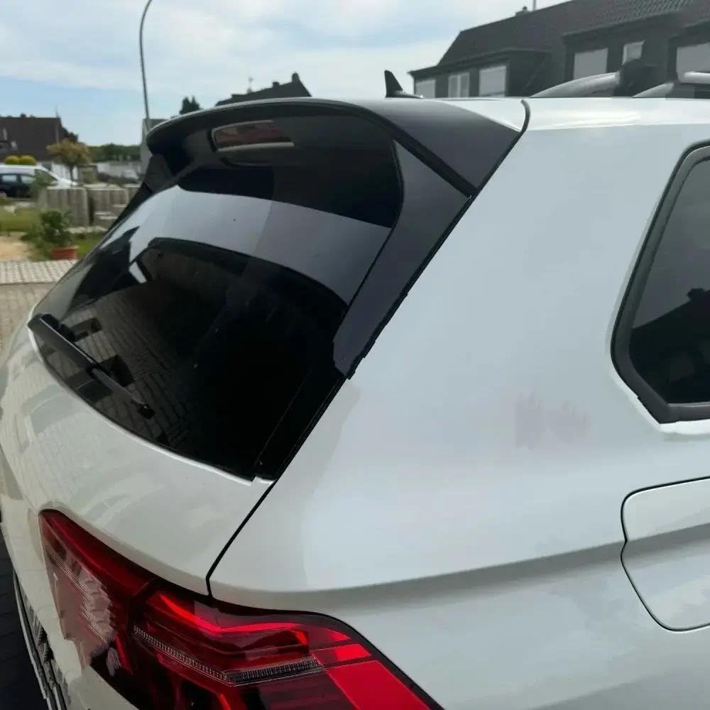 Laterale Lunotto Posteriore Ala Trim Per VW Per Tiguan Per MK2 Per TSI Per TDI Per R Per Line 2017-2023 Baule Posteriore Ala Di Coda Bodykit Tuning | Carbon Look