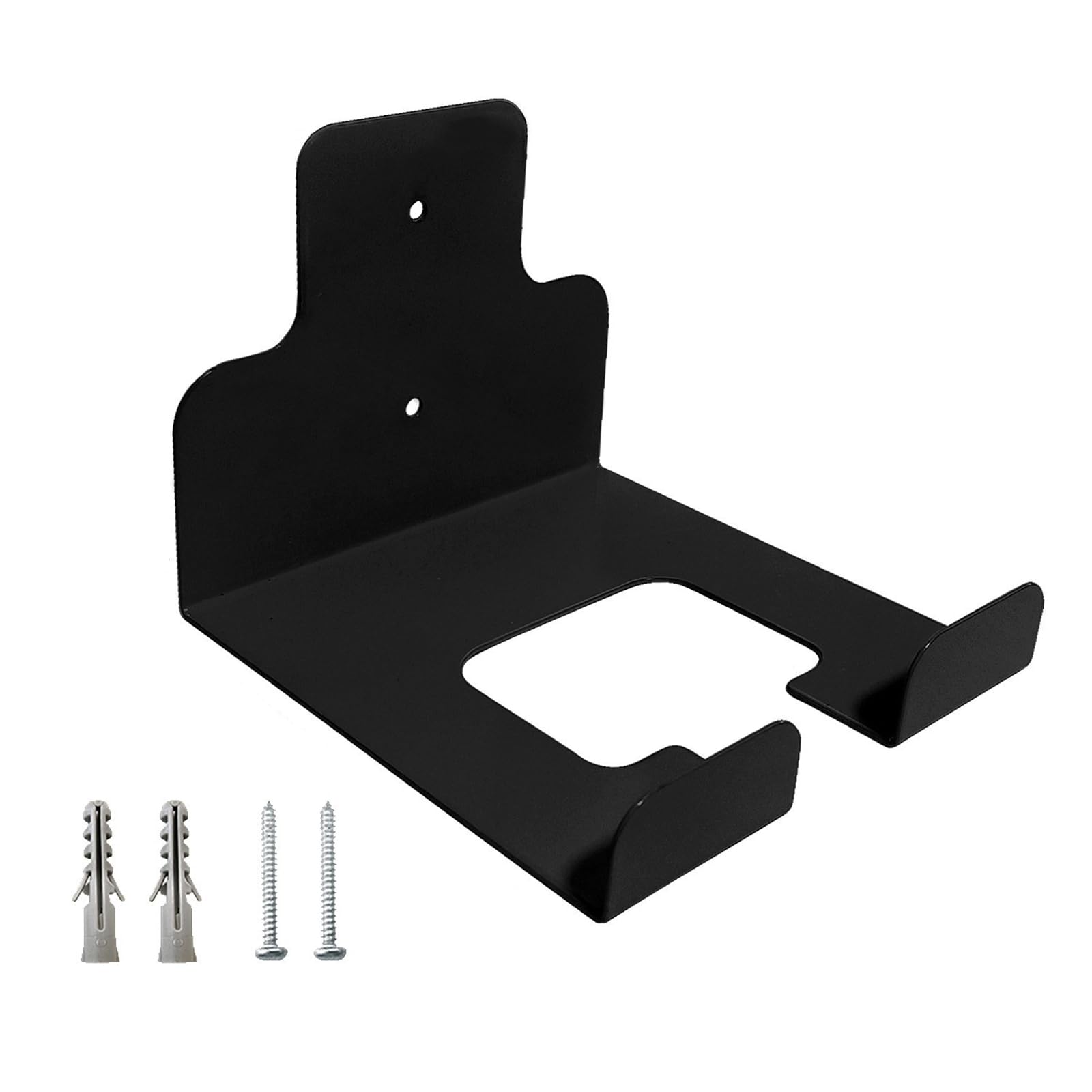 LUCKGONI Heavy Duty Iron Garden Tool Hook Garage Organizers Trimmer Rack For Organizing Outdoor Equipment