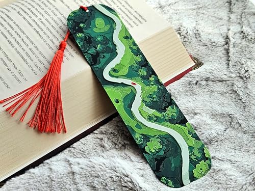 Image of Road Trippin Premium Bookmarks | Elegant Frame with Tassel | Perfect Gift for Readers & Collectors | Durable Bioplastic (Road Trip)