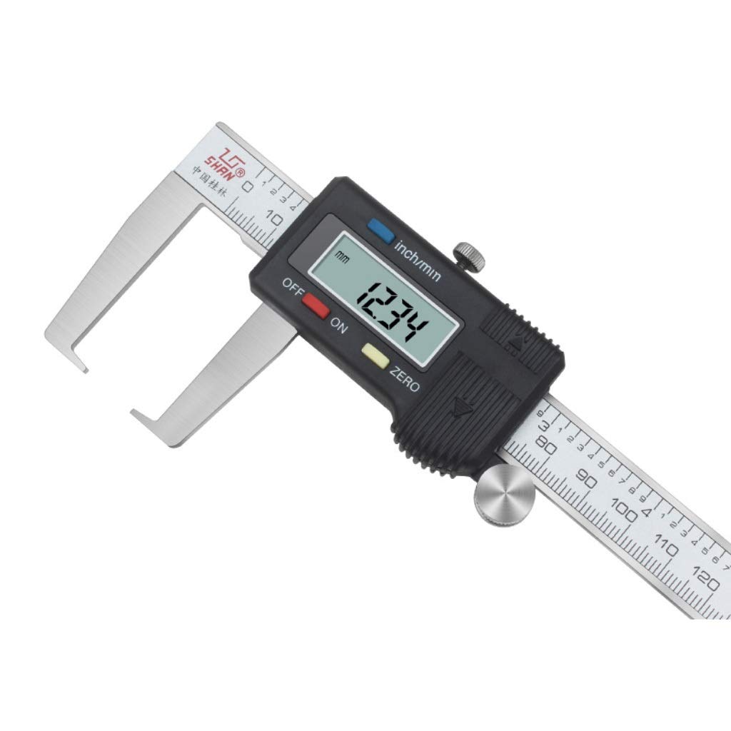 WJJ hsj Pinza Exterior Gancho Groove Groove Digital Pinza de medición Vernier de Rango: 0-150mm Preciso