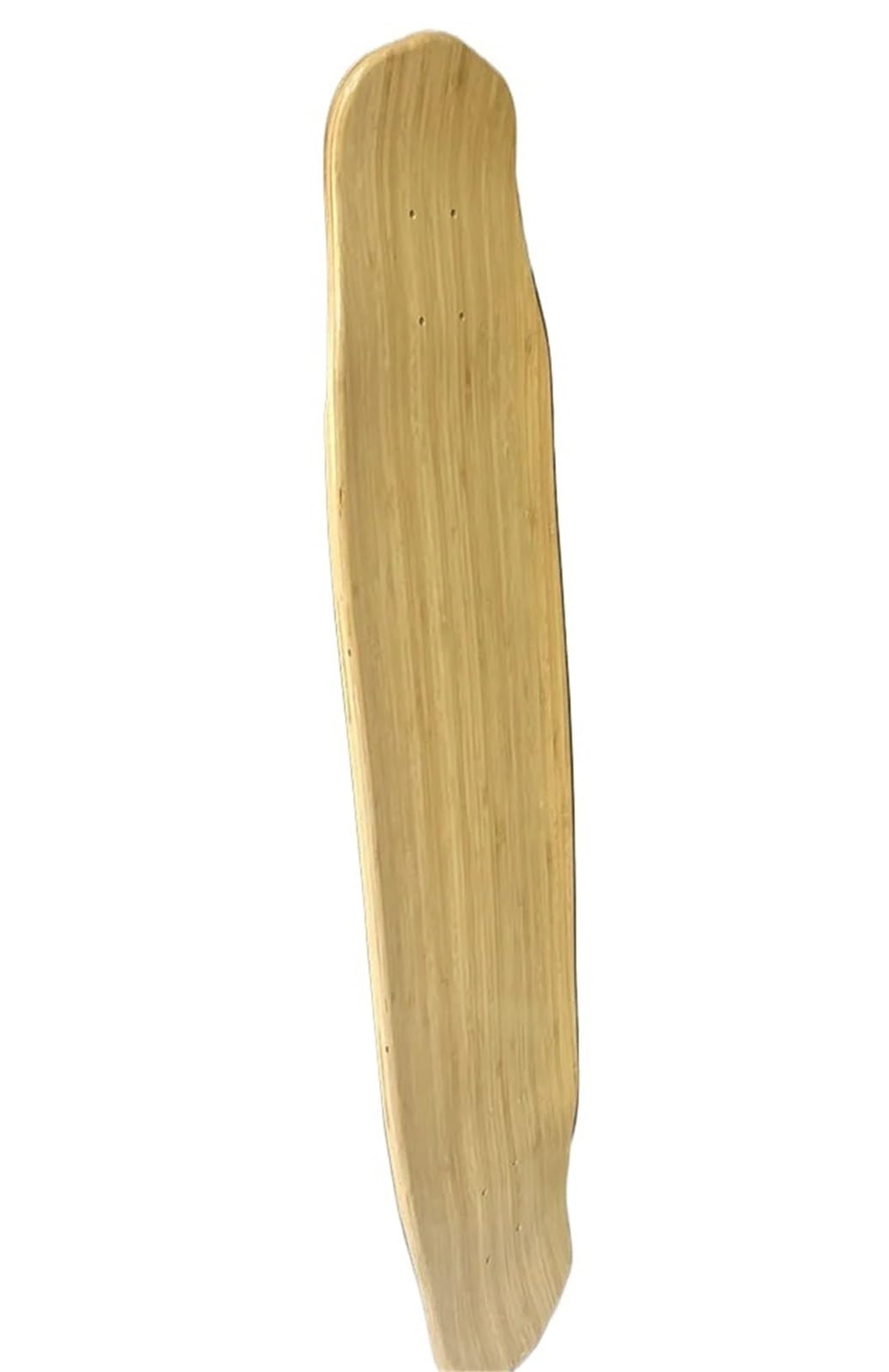 Cubierta Longboard de arce y bambú de 37 pulgadas en blanco for bricolaje