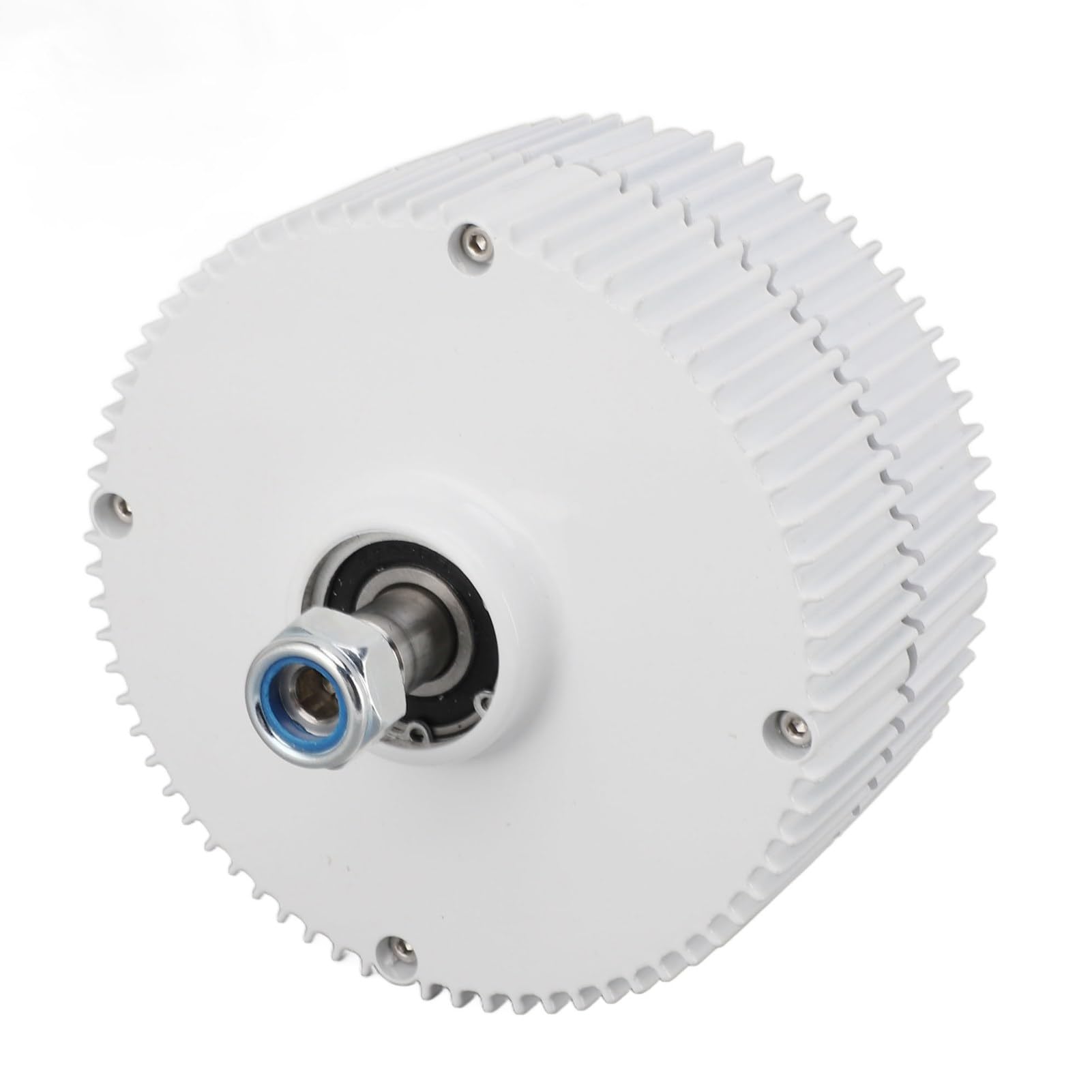 Cocoarm Alternatore a Magneti Permanenti CA Trifase 24 V Generatore a Magneti Permanenti in Acciaio Al Carbonio in Lega di Alluminio Uscita a Doppio Asse Design Compatto per Turbine Eoliche (300W)