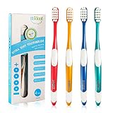 Mident Extra Soft Toothbrush for Sensitive Gums and Teeth with Deep Cleaning Newly Invented 10000 Br