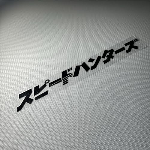 Image of Car Stickers Auto Front Windshield Window Decal Bumpers for Japanese JDM SH Speedhunters Decal Tape 1000x120mm (Black)