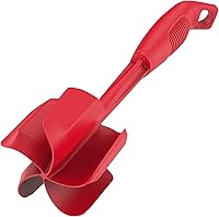 Vista 9 de Ourokhome Picador de carne y triturador de papas, triturador de carne molida de nailon resistente al calor para hamburguesas, 5 cuchillas curvas