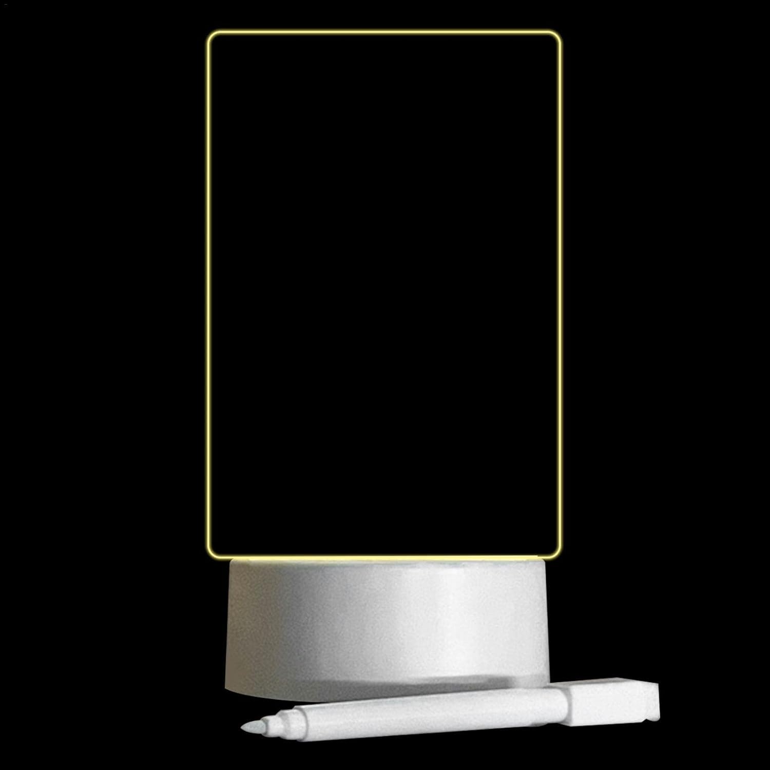 Acrylic Light Note Board, Acrylic Dry Erase Board for Desk, Light Up