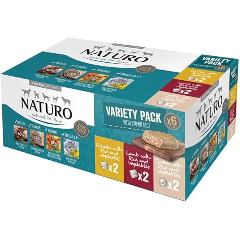 Naturo Adult Dog Food Variety Tray 12 Pack Cover