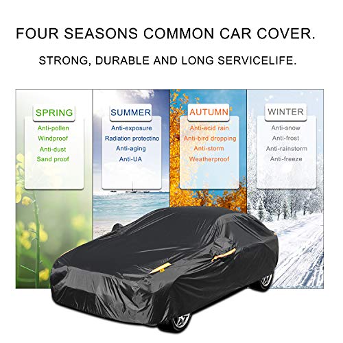 Image of UV Protection Car Cover Windproof Dustproof Scratch Resistant Outdoor Universal Full Car Covers for Sedan S