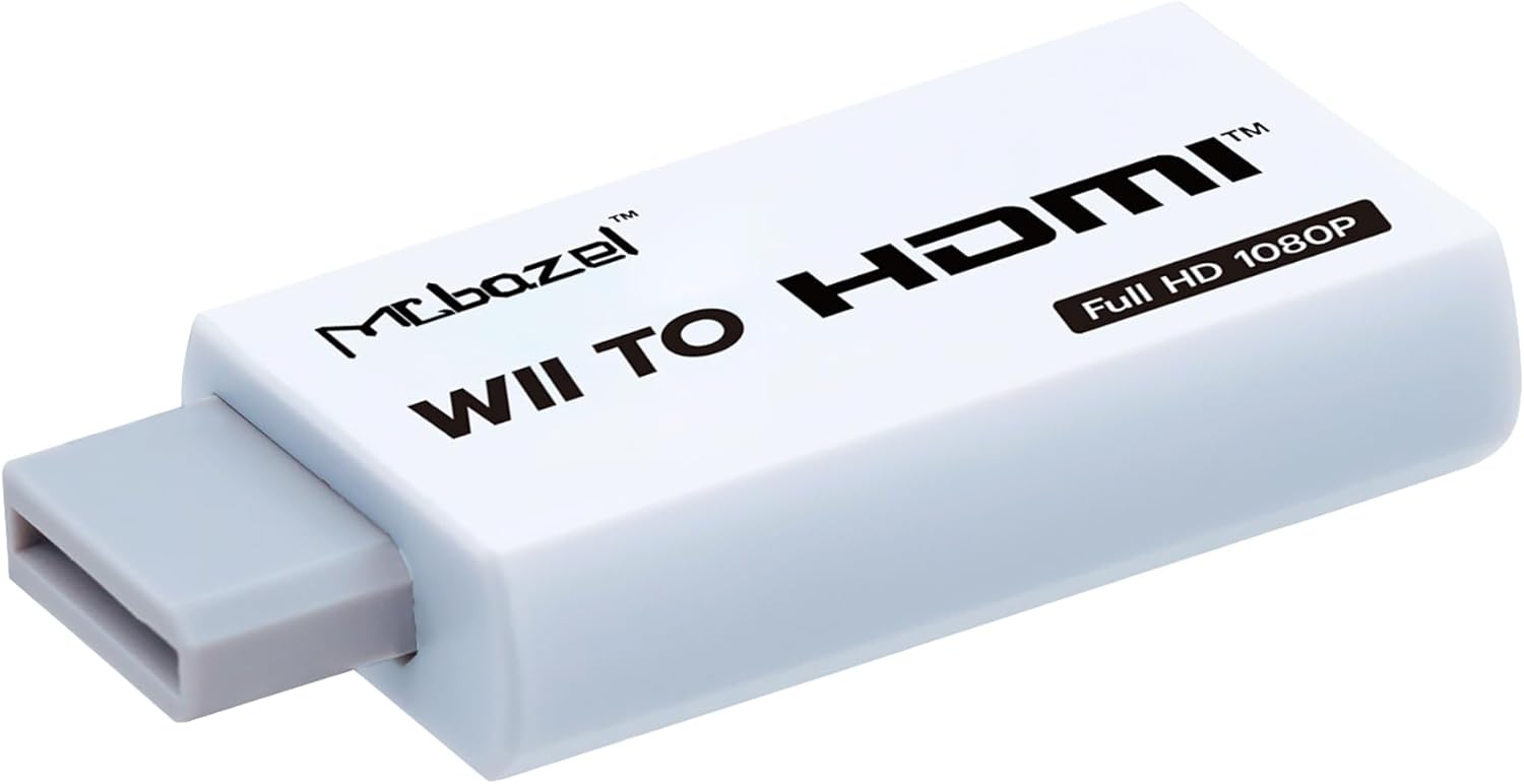 Mcbazel Wii hdmi Adapter, Wii to HDMI Converter Output Video Audio Adapter for Wii (NTSC 480I, 480P, PAL 576I) -Support All Display Modes - Image 8