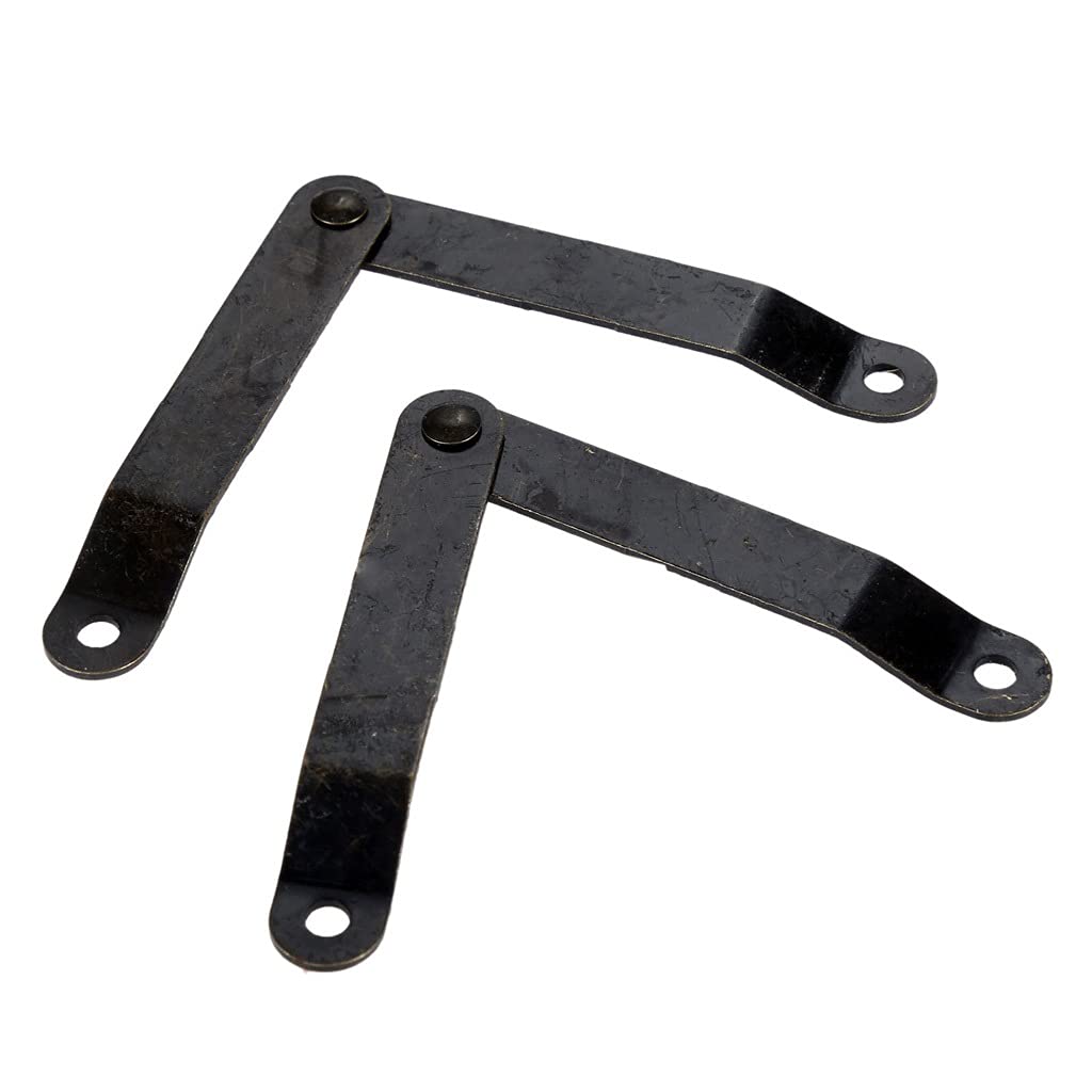 Charnières couvercle support bronze pour éviter la fermeture brutale de boîte à bijoux