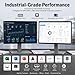 OuuOee 15.6" All in One Industrial Desktop Computer, Fanless N5095 Win 11 Pro Touchscreen Panel PC 8GB RAM, 128GB ROM Tablet PC Panel with Swivel Mount, FHD Display IPS 1920 * 1080