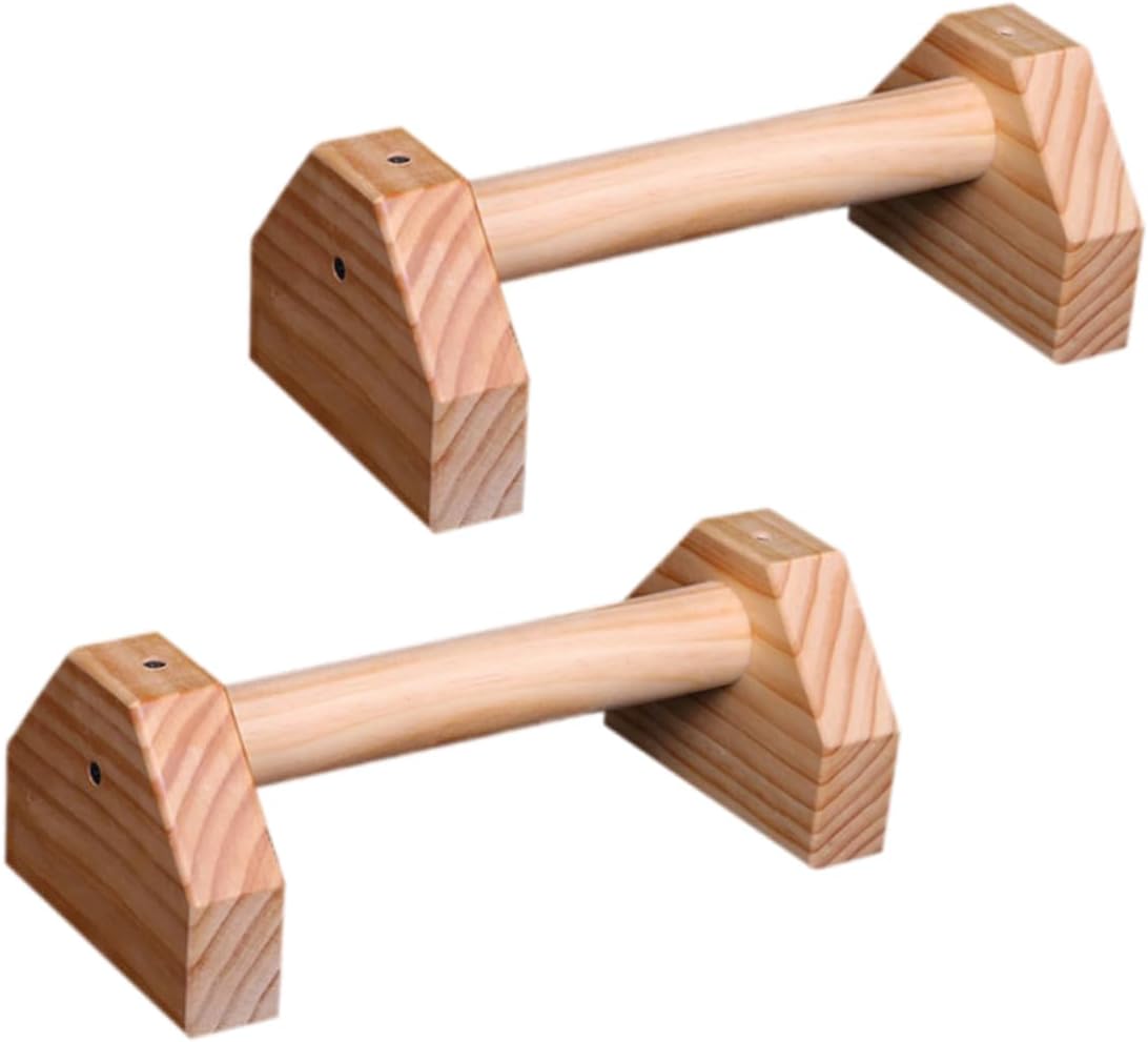 1Pair Portable Bars Stands for Strength Training Non Slip Grips Enhance Range of Motion Safe and Comfortable Exercise Equipment