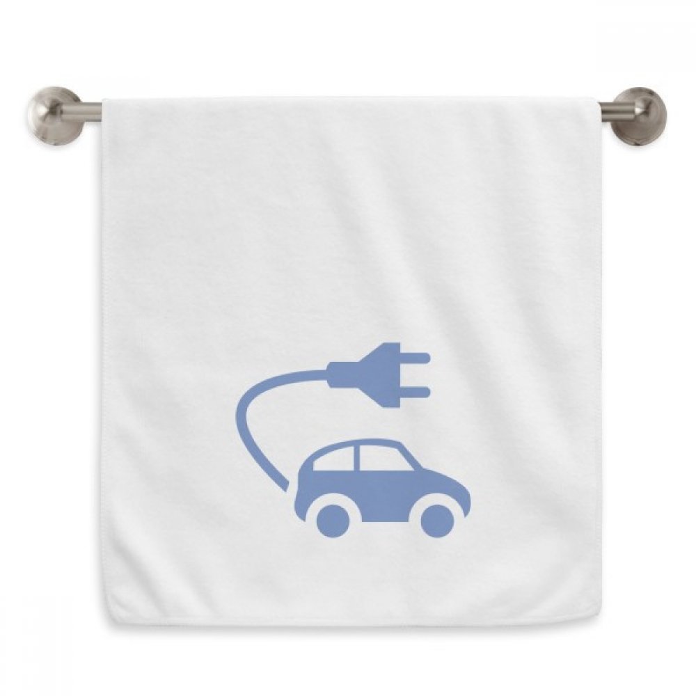 Serviettes moelleuses motif Plug énergie et Diadème écologie blanc 13X29 Pouces