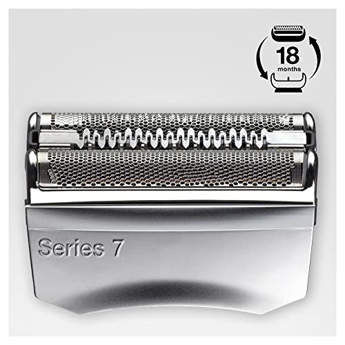 Braun Series 7 Elektrorasierer Scherkopf 70S – ORIGINAL Ersatzscherteil und Rasierer Zubehör vom Hersteller – Made in Germany, Kompatibel mit Braun Series 7 Rasierern – Silber, 1er Pack - Image 4