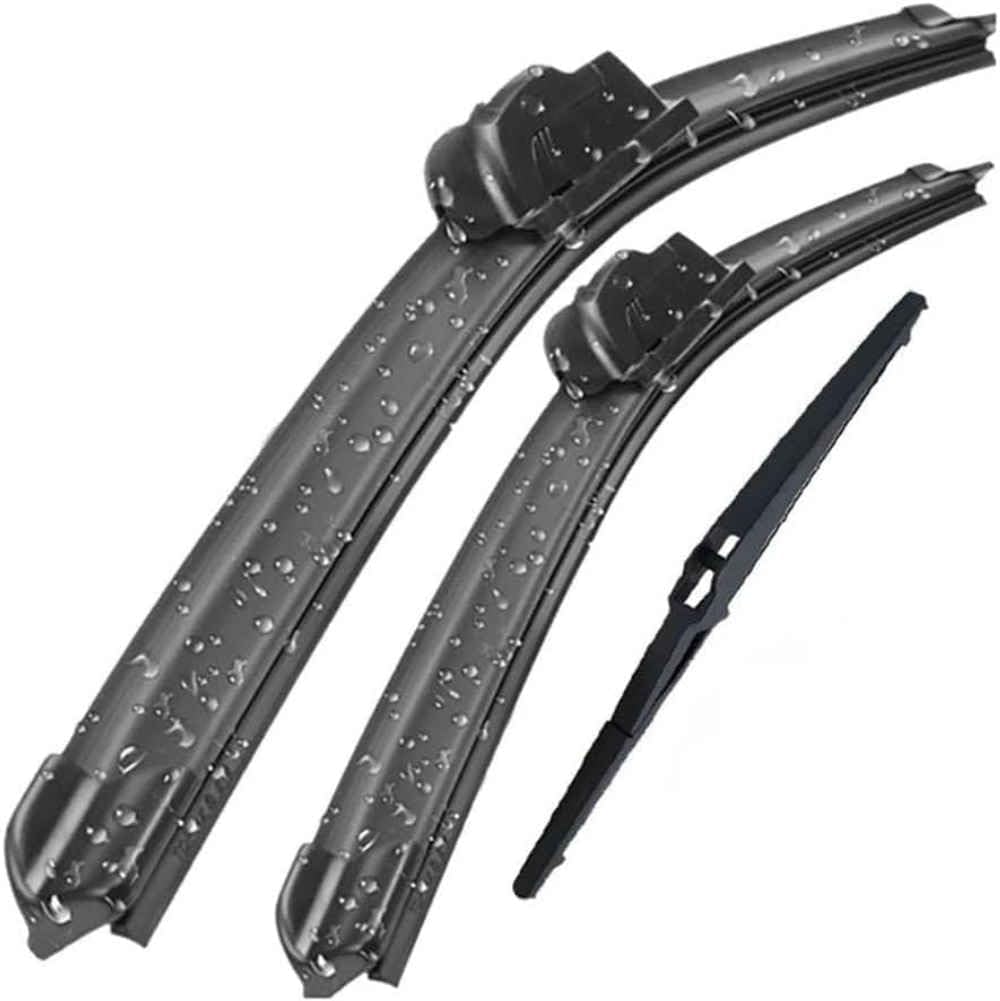 MadongJ Windshield Windscreen Wiper Blades for Spark M300 2009 2010 2011 2012 2013 2014 2015, Replacement Blades All-Weather Performance Streak-Free Windshield Wipers