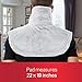 Sunbeam Contoured Heating Pad for Neck & Shoulder Pain Relief with Auto Shut Off Moist Heating Option 22 x 19 Grey
