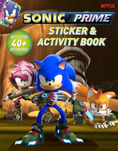 Image of Sonic Prime Sticker & Activity Book: Includes 40+ stickers