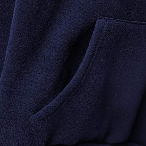 Image of Spring&Gege Youth Solid Fleece Hoodies Pullover Hooded Sweatshirts for Children (3-12 Years)