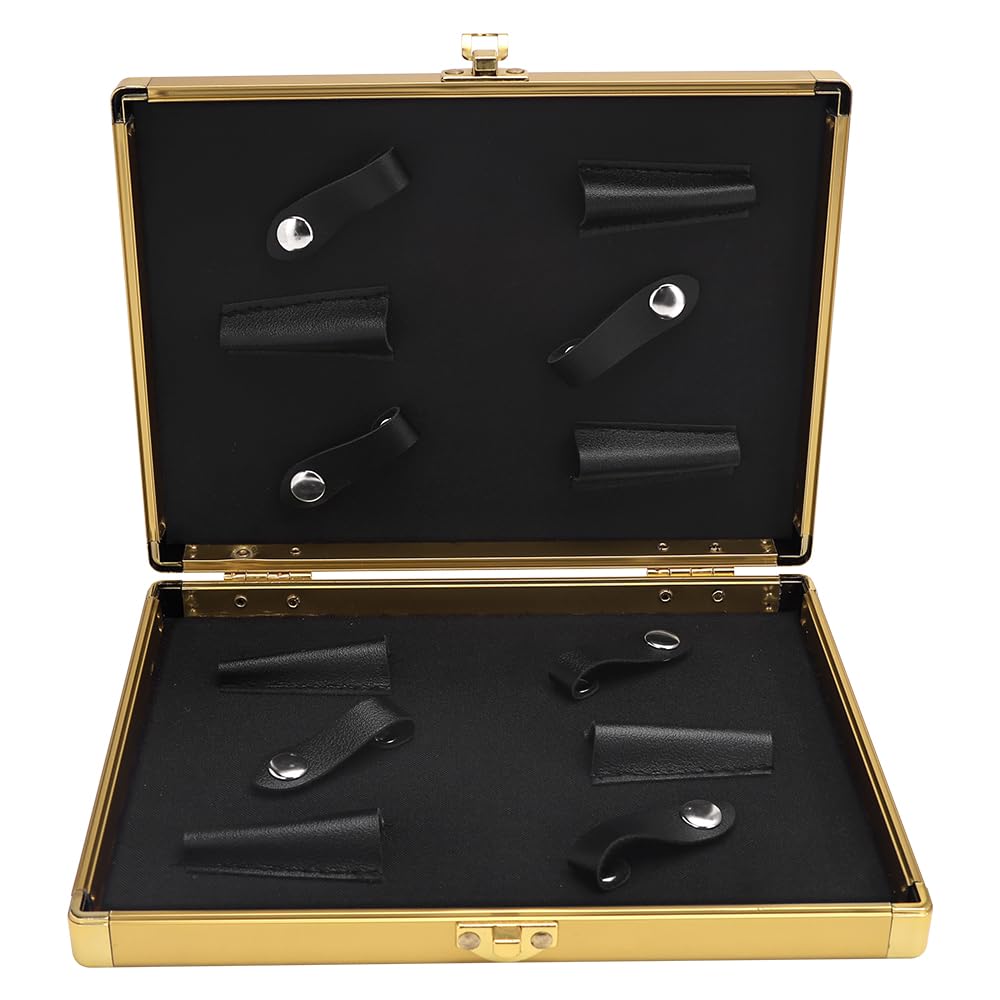 Aluminum Salon Scissors Storage Box, Hair Styling Tools Suitcase Organizer