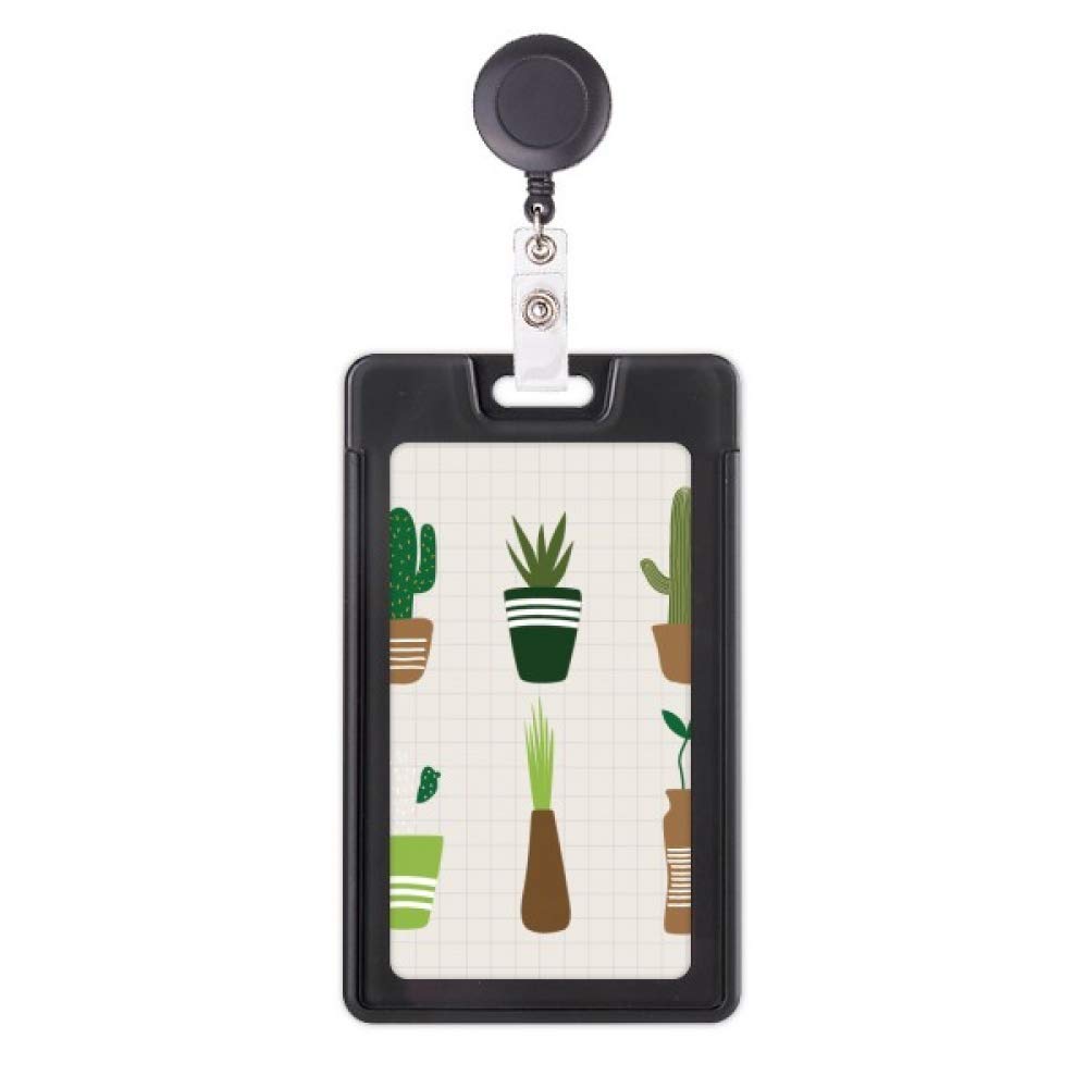 Porte-badge rétractable solide cactus pour ne plus perdre son pass