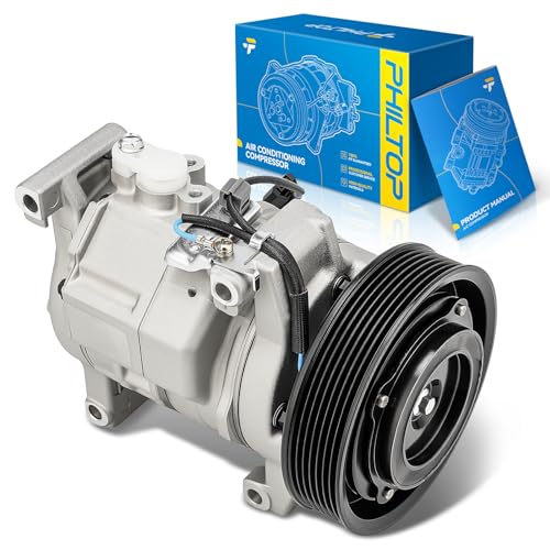 PHILTOP 14044C Air Conditioner AC Compressor with Clutch for Honda Accord 2008-2012 2.4L Crosstour 2012-2015 2.4L