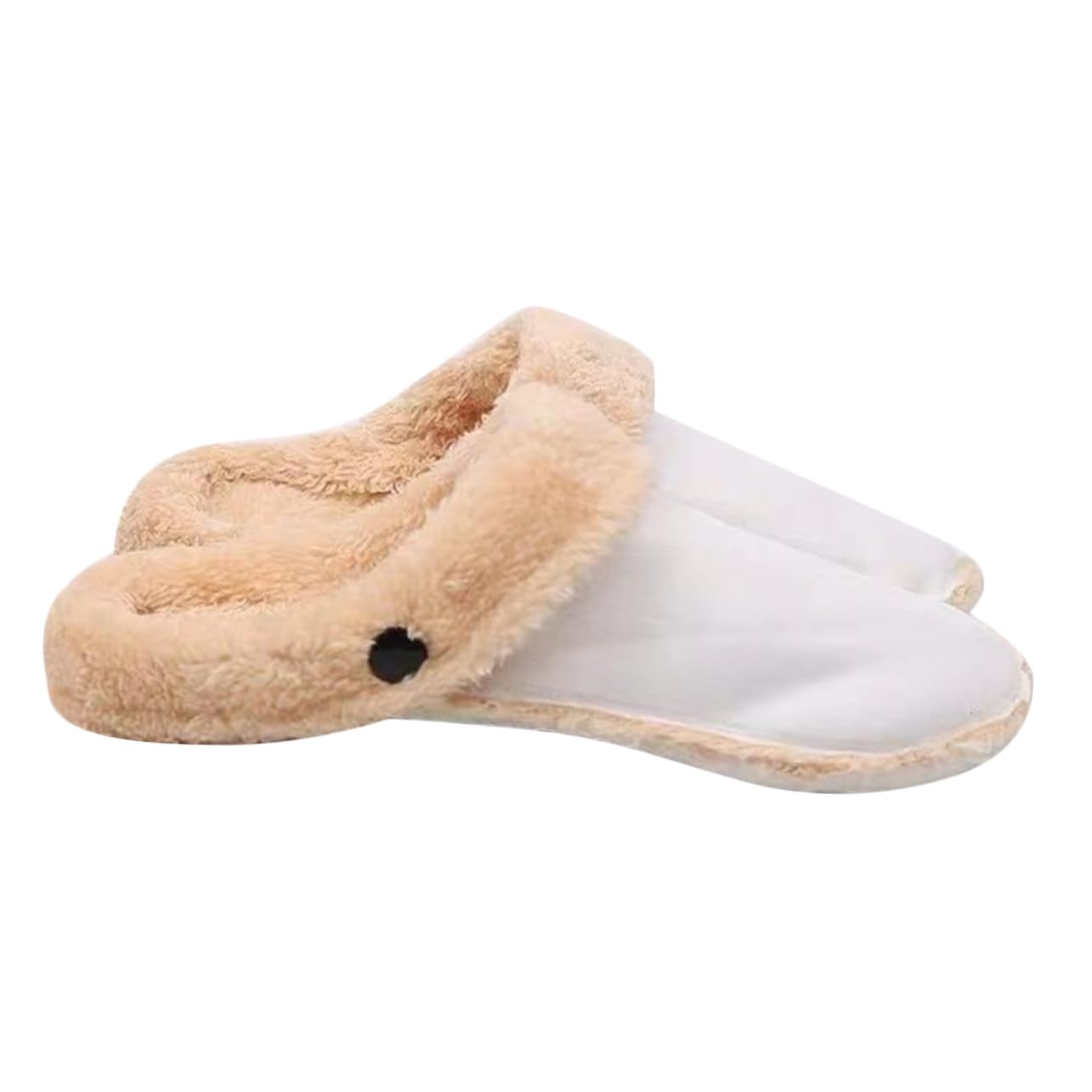 4pares Plantillas De Peluche Para Zuecos Forros Invierno Desmontables y Cálidos Inserciones Para Zapatillas De Casa Cómodas y Prácticas