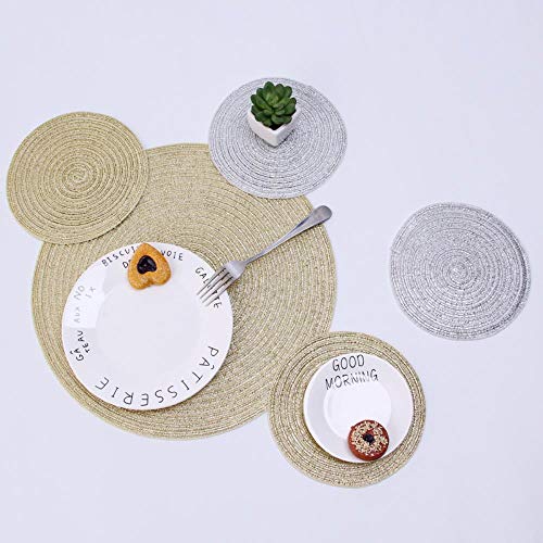 Dessous de verre bois résistant à la chaleur pour table à manger - 4