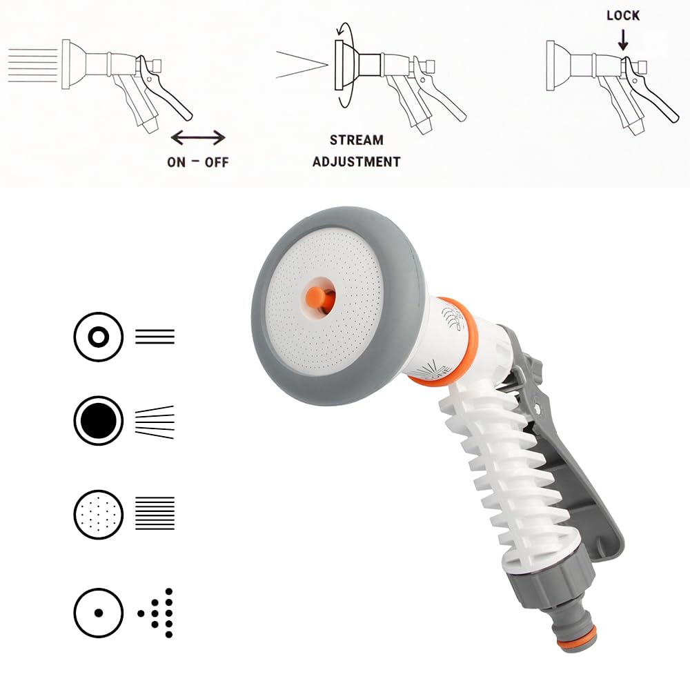 Bradas WL-EN1TSET 4529 – Set Giunto A Spruzzo Per Tubo, Sistema A Innesto, Bianco - 3