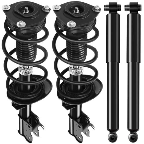 SCITOO Front and Rear Shock Absorber Assembly Fit for 2008-2012 for Nissan Rogue, Complete Shock and Strut Assembly Kit Fit for 11733 11734 349097 4PCS by SCITOO - Used condition - US$172.24