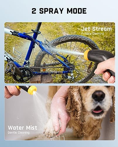 Fanttik NB8 NANO Portable Cordless Electric Sprayer W/2.1Gal Tank, Retractable Spray Head, 2600Mah Lithium Battery, Ipx5, 72-98Psi, Portable Pressure Washer thumb #5