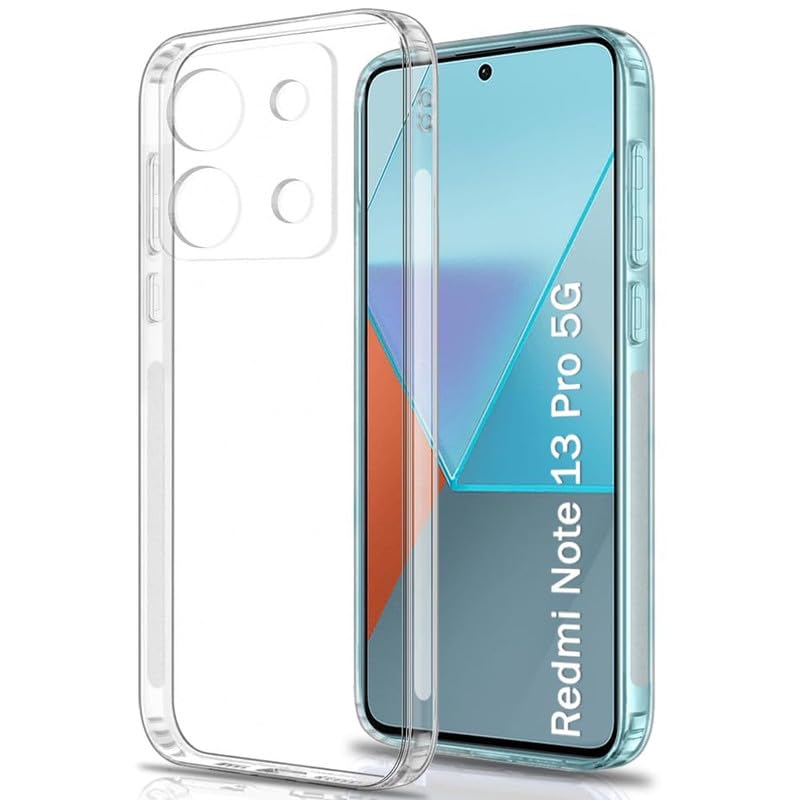 Image of Case Creation Brand - Mobile Cover for Xiaomi Poco X6 (Soft & Flexible Back Case), Transparent
