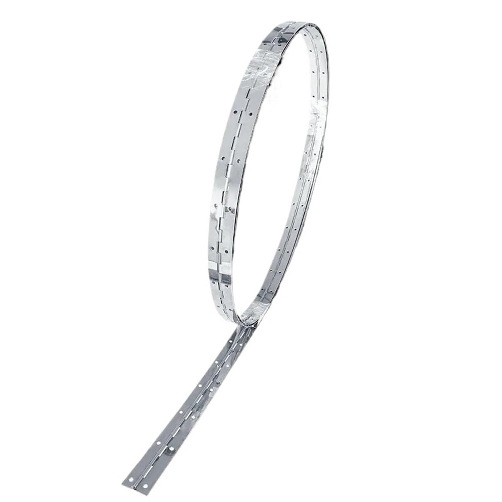 2 uds 3,5 m bisagra larga de acero inoxidable bisagras Piano continuas alta resistencia puertas armario herrajes for muebles para Piano, Puertas(Silvery)