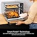 Ninja DCT401 12-in-1 Double Oven with FlexDoor, FlavorSeal & Smart Finish, Rapid Top Convection and Air Fry Bottom , Bake, Roast, Toast, Air Fry, Pizza and More, Stainless Steel
