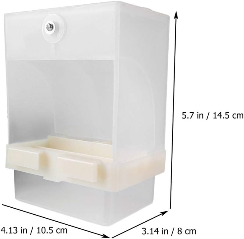 Bird Feeder Cage Parrot Automatic Foraging Systems Food Feeding Station Cage Accessories for Budgerigar Canary Cockatiel Finch Parakeet - Image 3