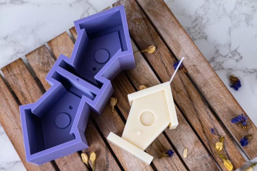 Miniatura 4 de Siligrams Molde de silicona Birdhouse